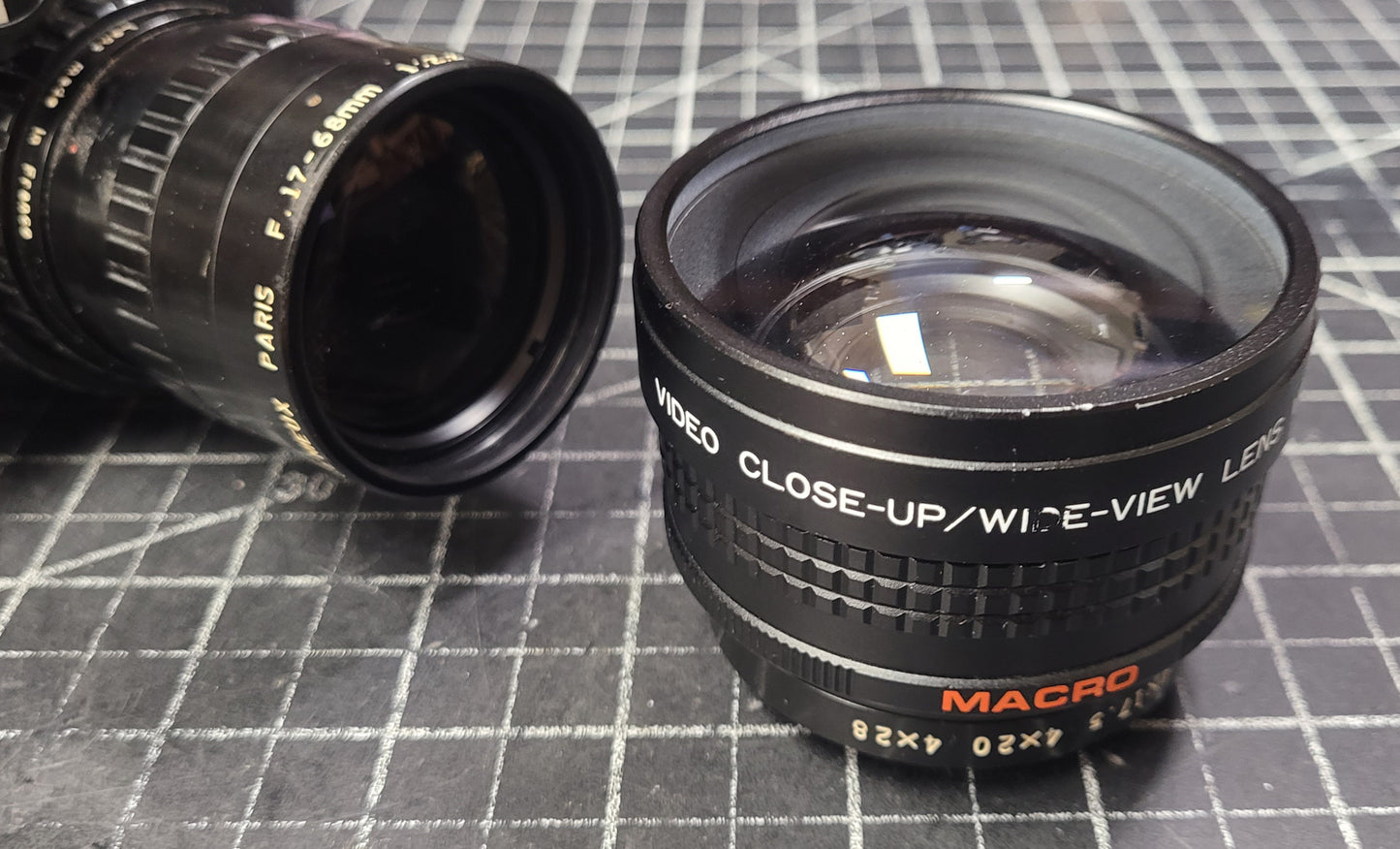 Optex/Ambico Video Close Up Wide View Lens Model VA-0311 with Macro attachment