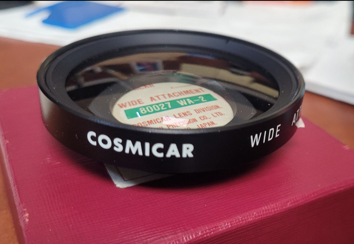 Cosmicar Wide Angle Attachment WA-2 80027 for 12.5mm Lens