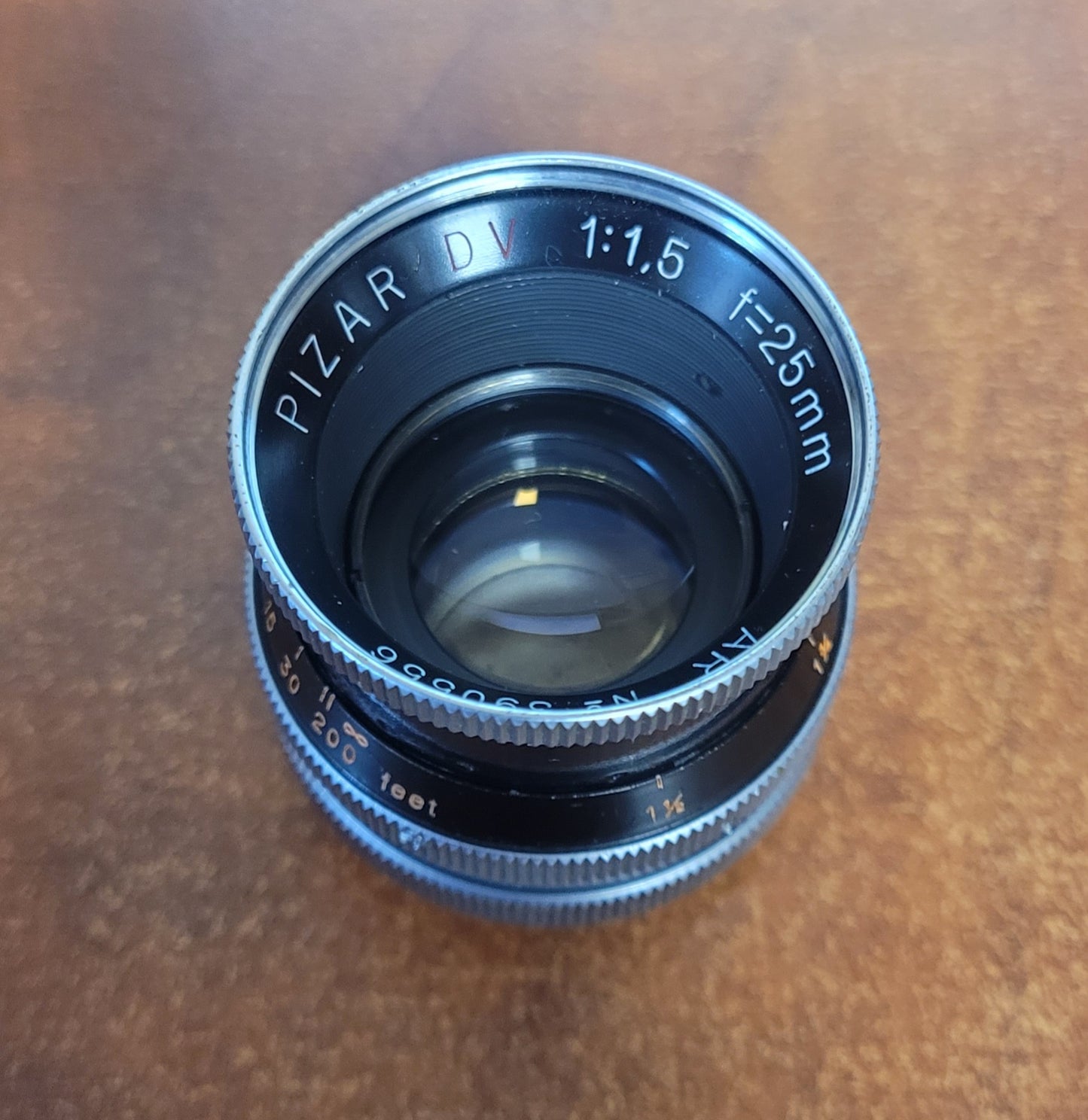 Pizar DV 25mm f1.5 AR C-Mount Lens
