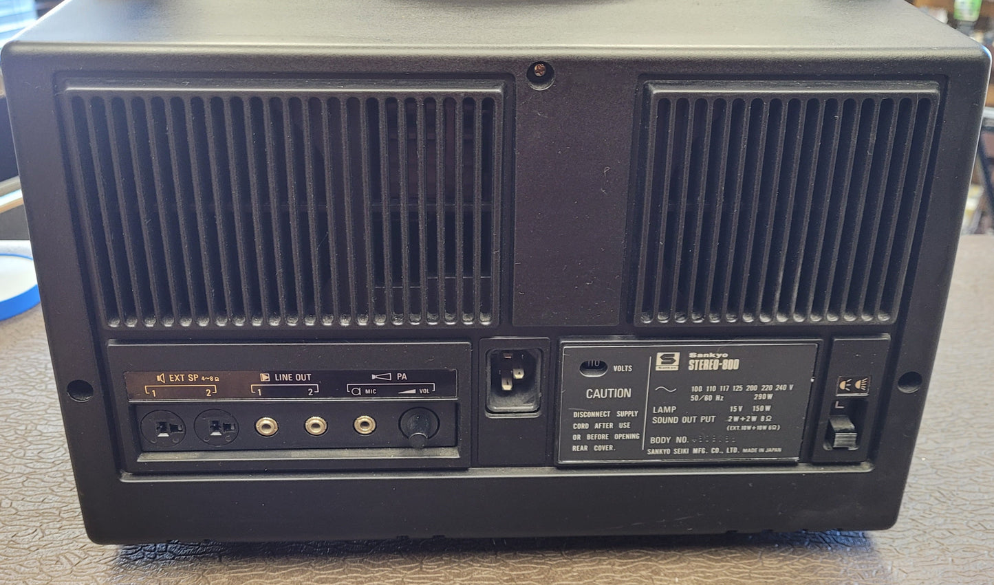 Sankyo Super 8mm Stereo-800 Sound Projector