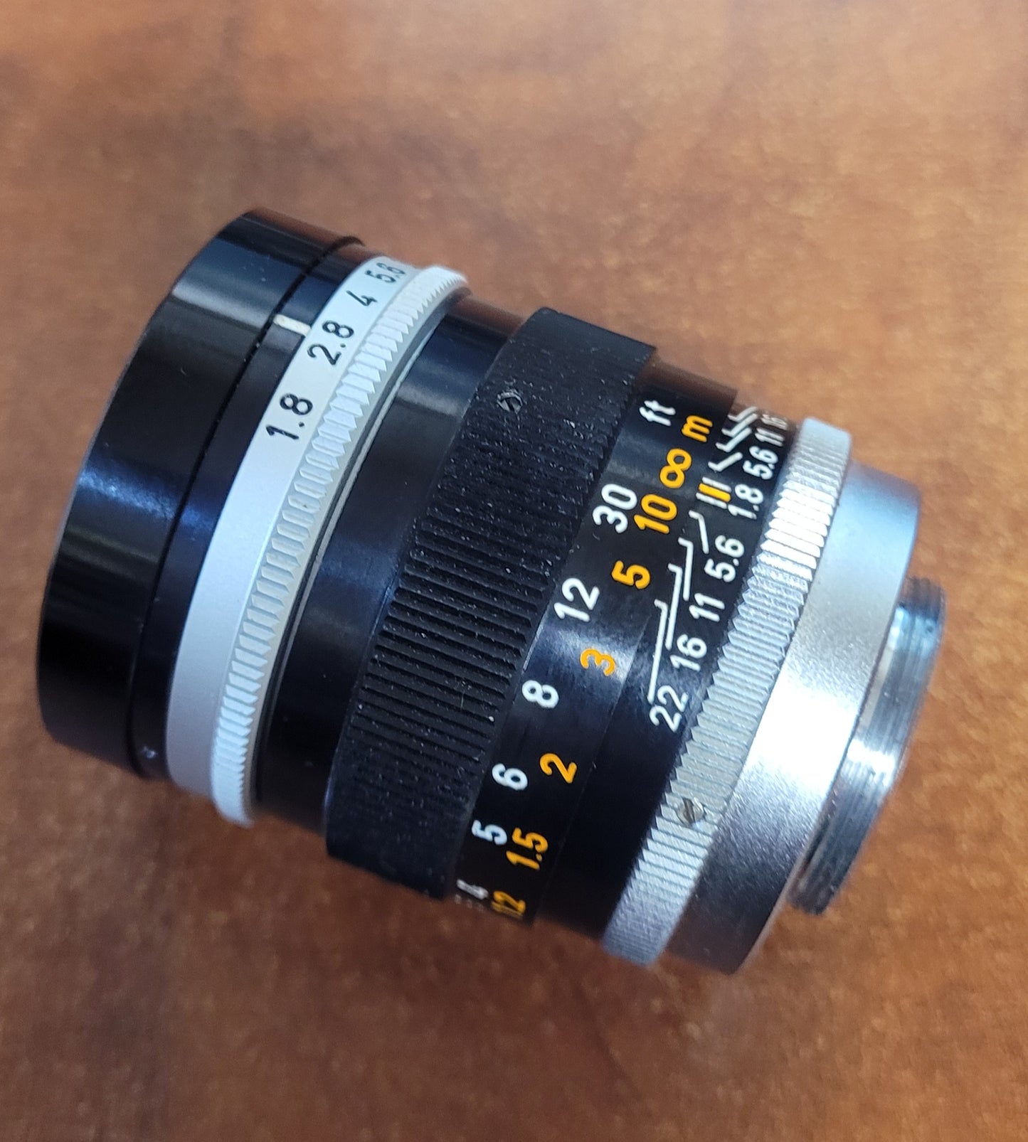 Canon TV-16 50mm T1.8 C-Mount Lens S# 61198