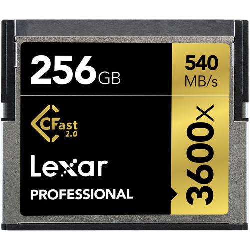 Lexar 256GB Professional 3600x CFast 2.0 Memory Card – Du-All Camera