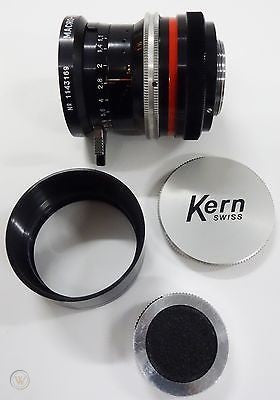 Switar 26mm T1.1 Multicoated Macro Preset C Mount lens ( Black Version)