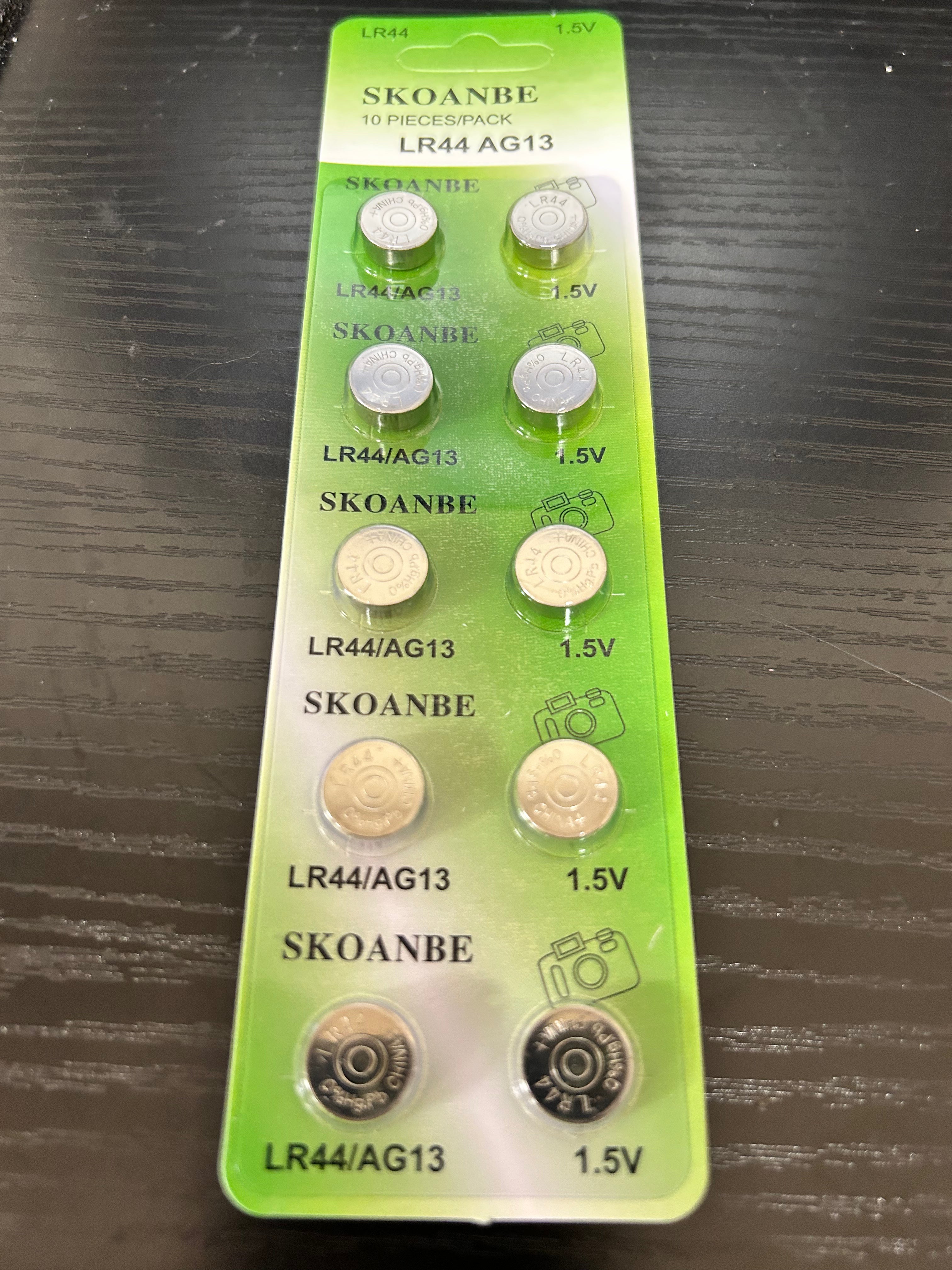 EBC Battery 24 Pack LR44 / AG13 Alkaline Button Cell Batteries – 1.5V
