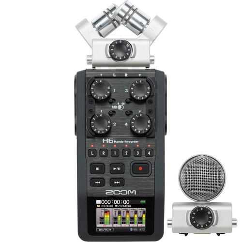 ZOOM H6 Handy Recorder ズーム Zoom H6 Essential Handy Recorder - Micro Center