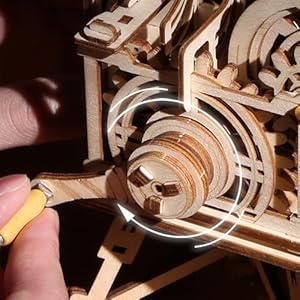 ROKR 3D Wooden Puzzle Vitascope Mechanical Gear LK601 DIY Film
