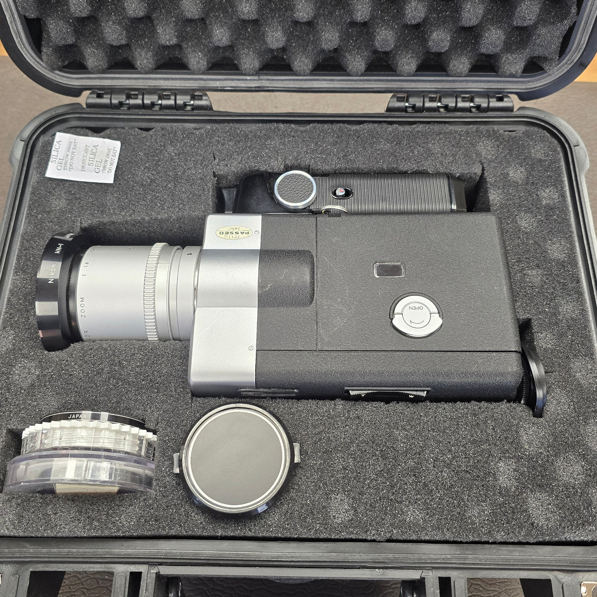 Nikon 8X Super Zoom Super 8mm Camera With Case S# 688443