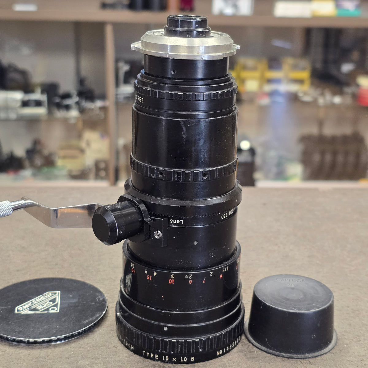 Angenieux 10-150mm T2.3 Type 15 x 10B Zoom Lens in CP-16 Mount S# 1425222