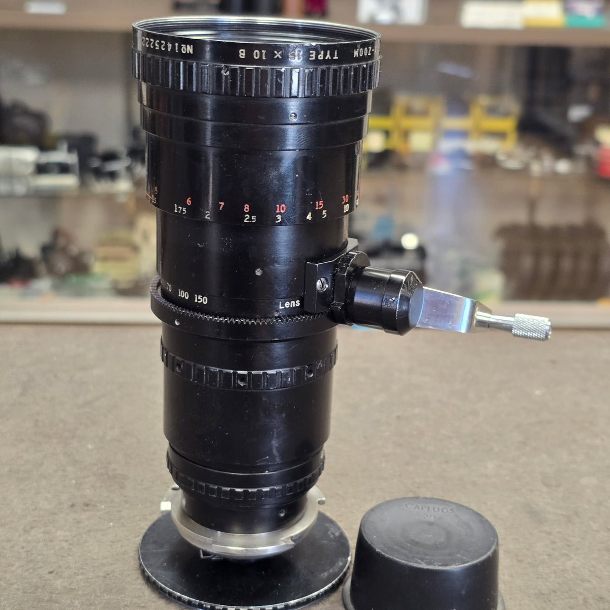 Angenieux 10-150mm T2.3 Type 15 x 10B Zoom Lens in CP-16 Mount S# 1425222