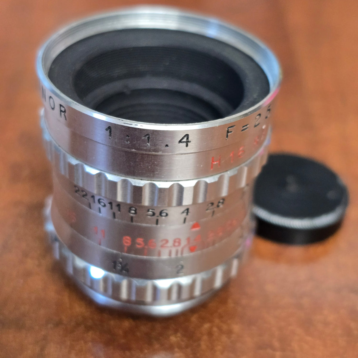 Som Berthiot Cinor 25mm F1.4 H16RX C-Mount Lens S# VA 1932