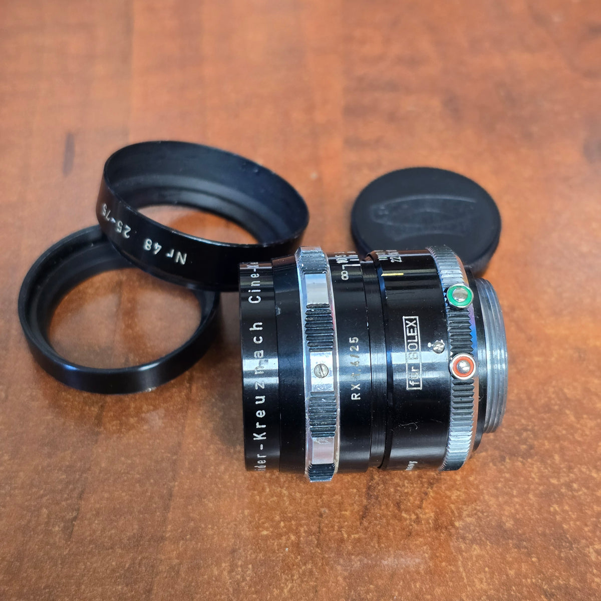 Schneider-Kreuznach Cine Xenon RX 25mm f1.4/t1.6 C-Mount Lens S# 6380021