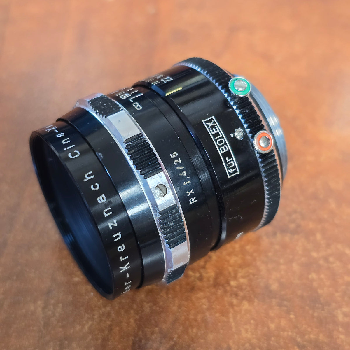 Schneider-Kreuznach Cine Xenon RX 25mm f1.4/t1.6 C-Mount Lens S# 6380021