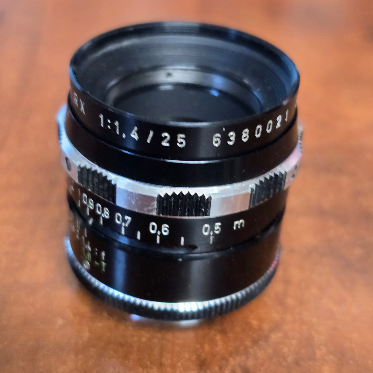 Schneider-Kreuznach Cine Xenon RX 25mm f1.4/t1.6 C-Mount Lens S# 6380021