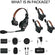 Hollyland Solidcom C1 Pro-8S Full-Duplex ENC Wireless Intercom System with 4 Headsets Kit