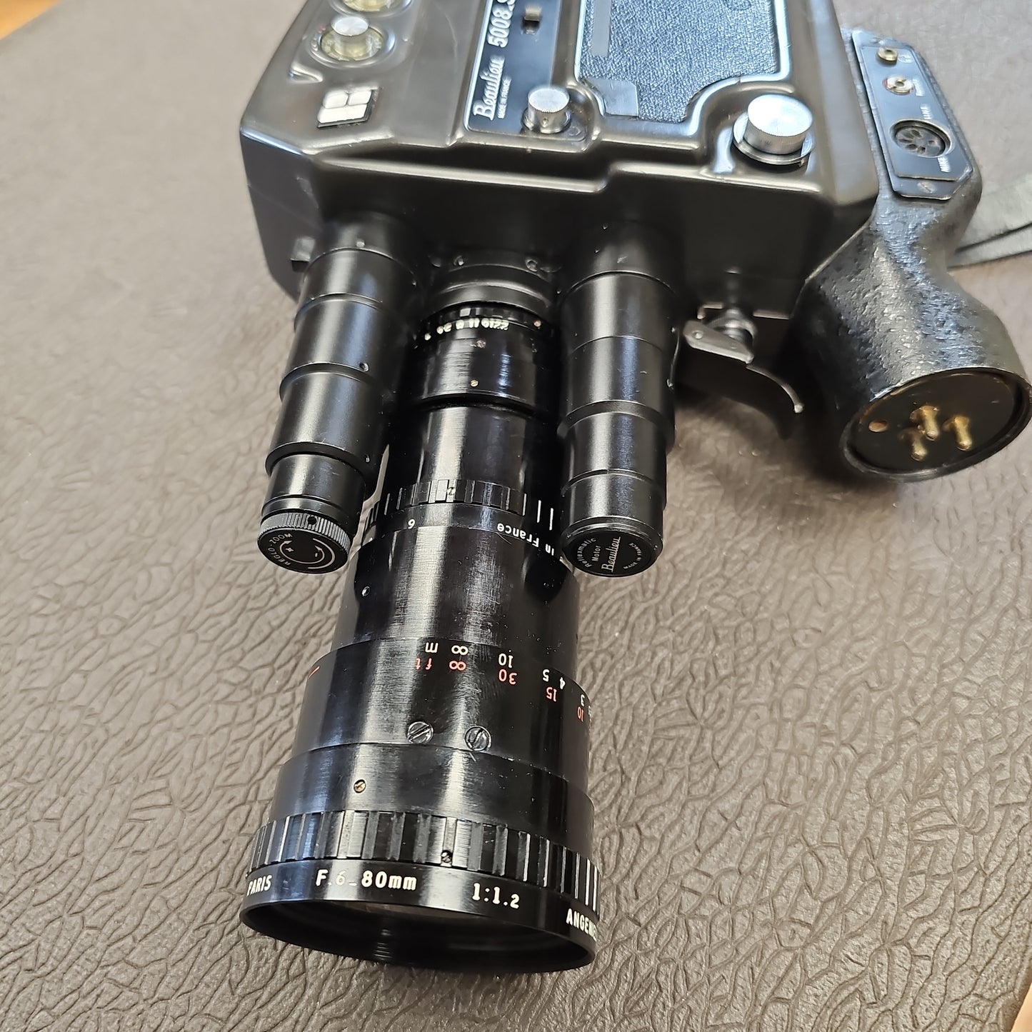 Beaulieu 5008.S Super 8mm Camera S#440769 with Angenieux 6-80mm T1.2 Zoom lens S# 1395785