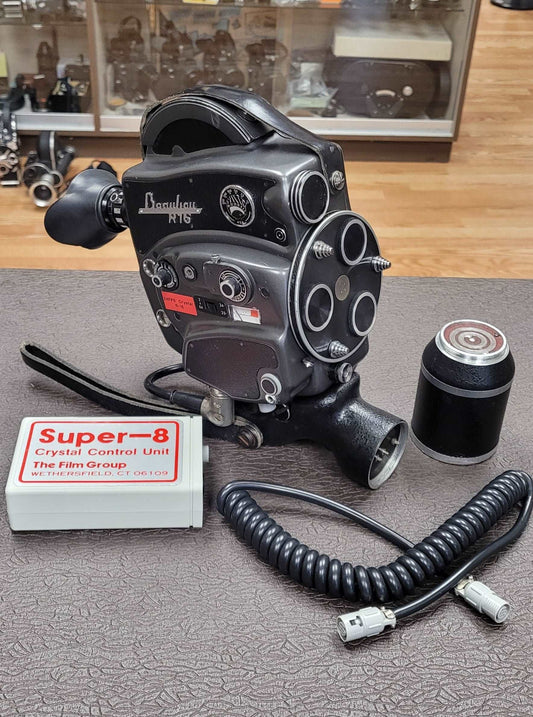 Beaulieu R-16 24FPS Crystal Synch Camera body with TFG Control Box