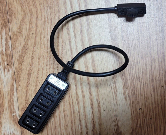 Aaton 9-pin Amphenol - D-Tap Splitter