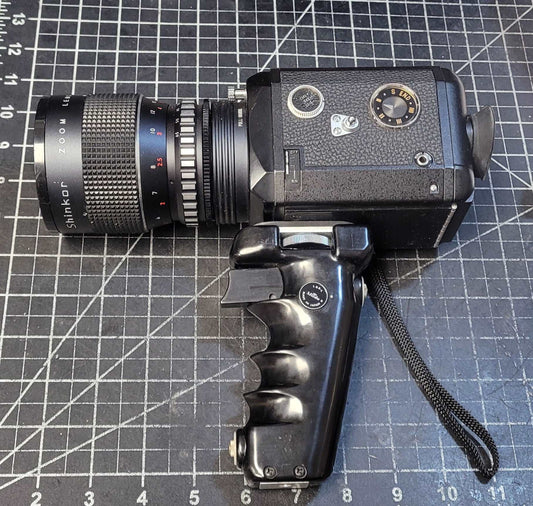 3M Synchro Zoom Super 8mm Camera with Shinkor 6.5-65mm zoom lens