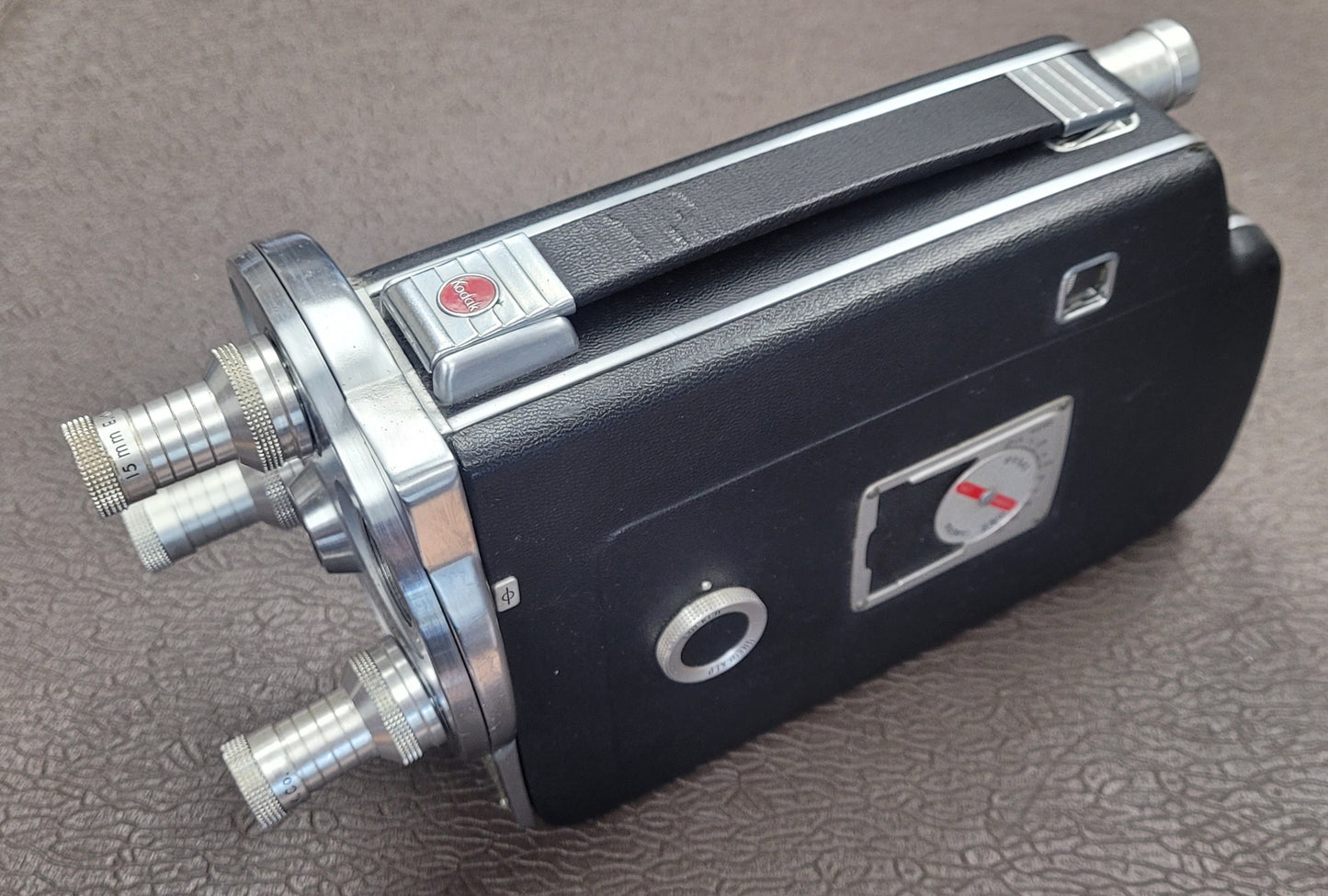 Cine Kodak K-100 16mm Non Reflex 3 Lens Turret Camera body