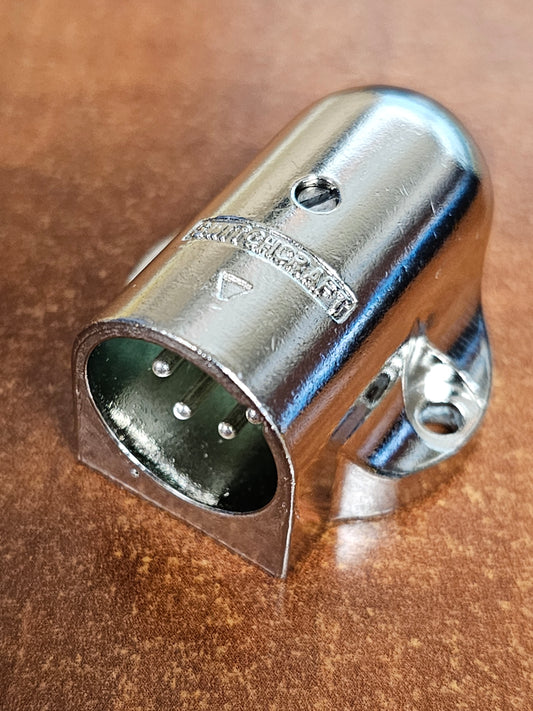 Switchcraft W4M 4-pin XLR Male Chasis Mount connector