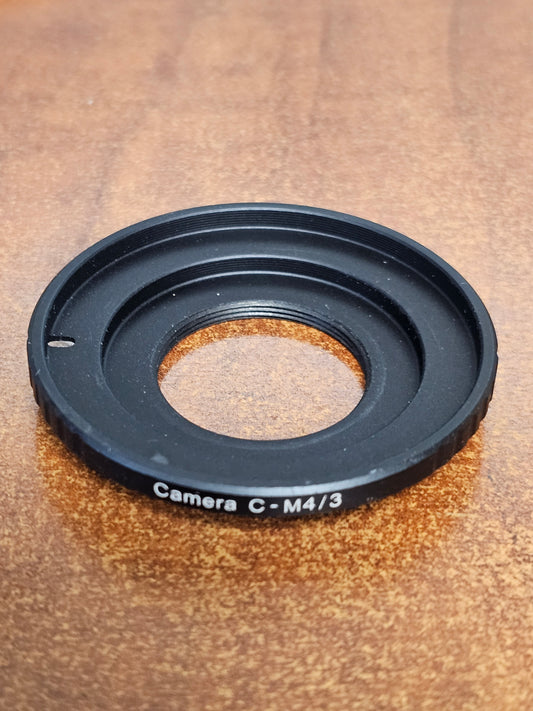 C-Mount to MFT Micro 4/3 Mount Adapter