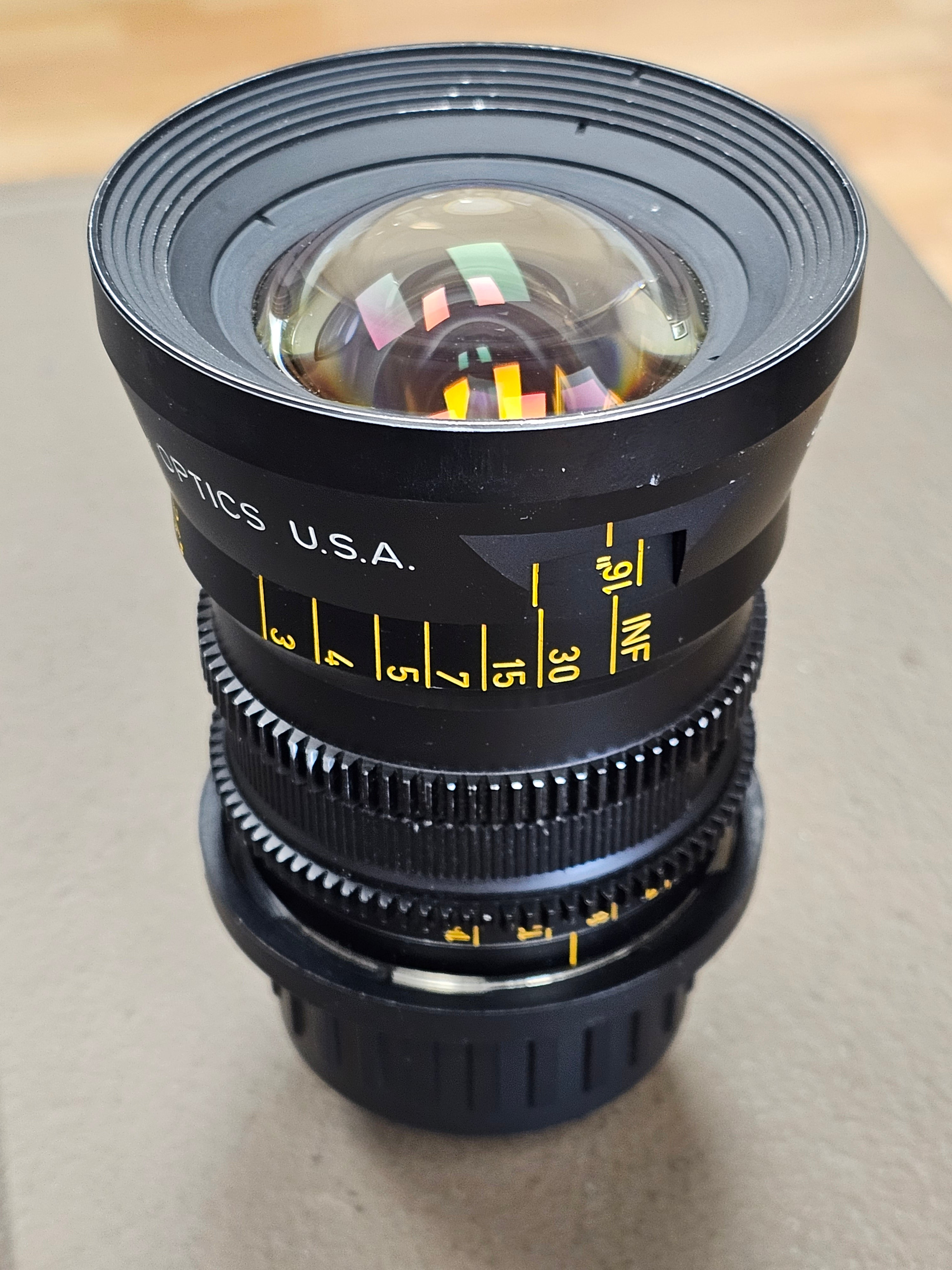 Century Precision Optics USA Series 2000 6mm T1.9 PL Mount Wide