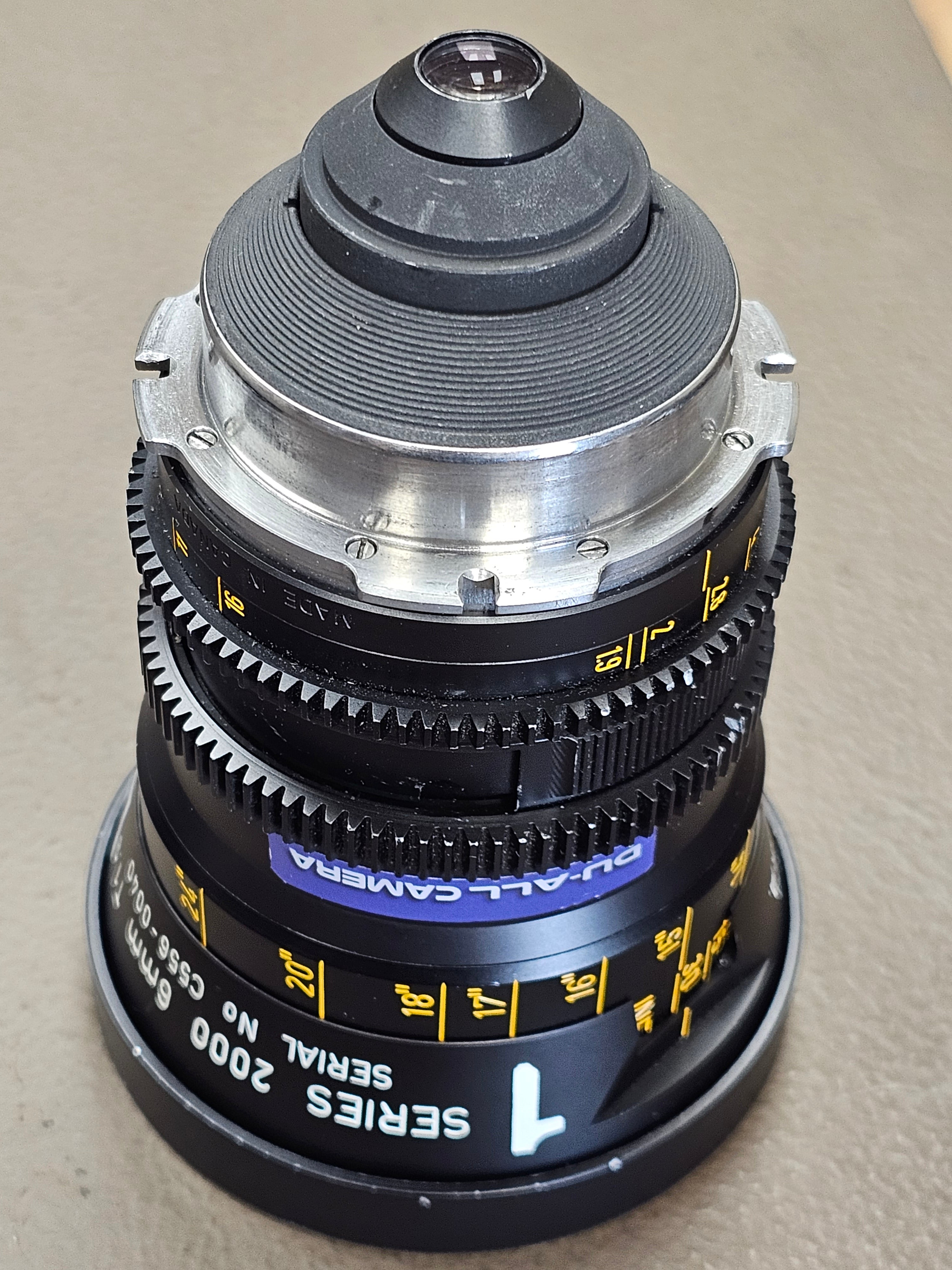 Century Precision Optics USA Series 2000 6mm T1.9 PL Mount Wide