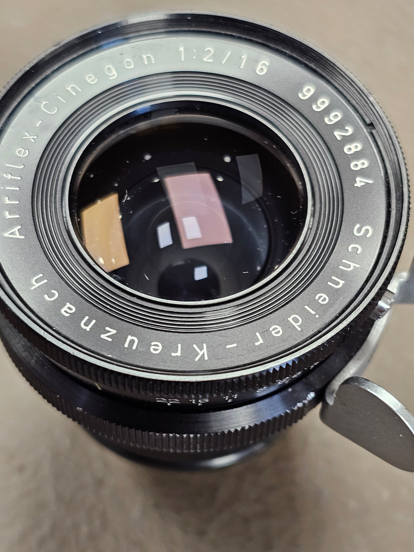 Schneider-Kreuznach Arriflex Cinegon 16mm T2 Arri Standard Mount Lens S# 9992884