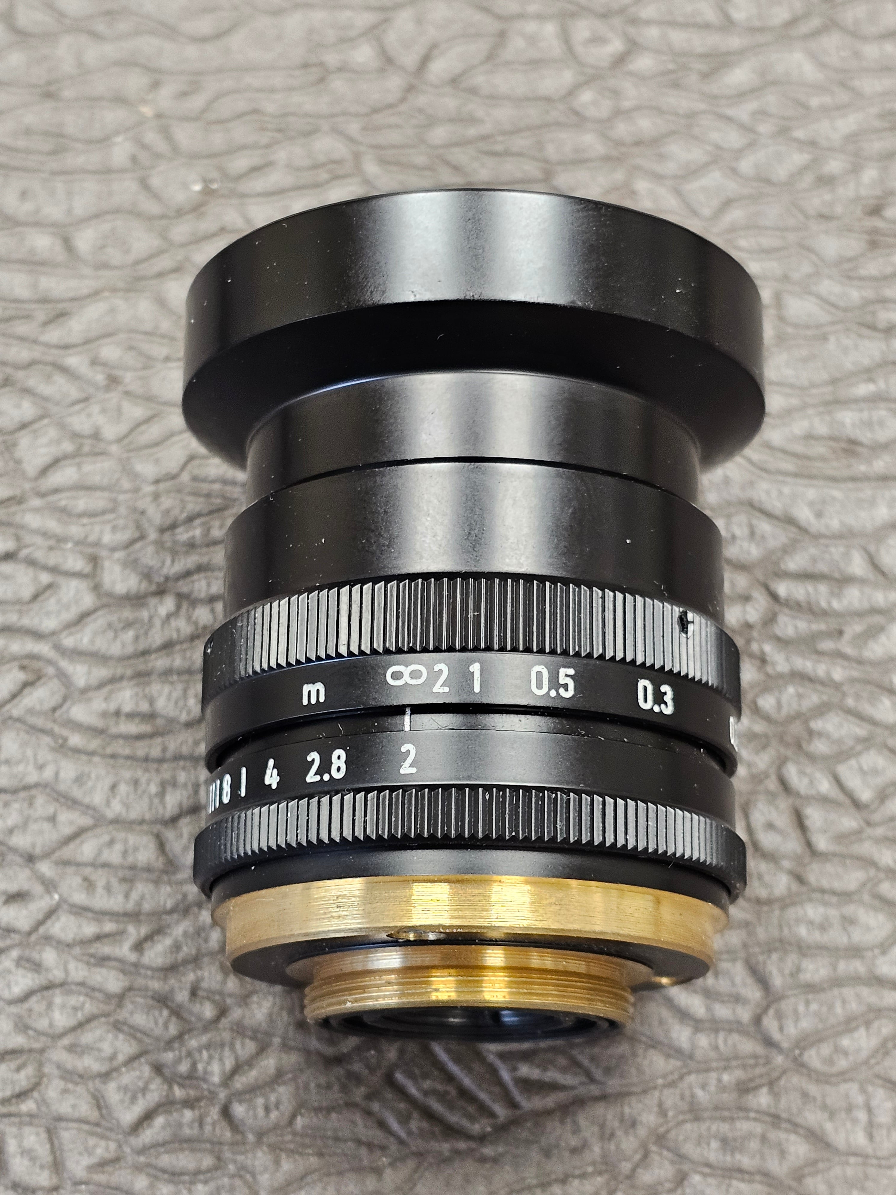 Carl Zeiss Jena DDR Tevidon 10mm F2 C-Mount Lens S# 15924 – Du-All