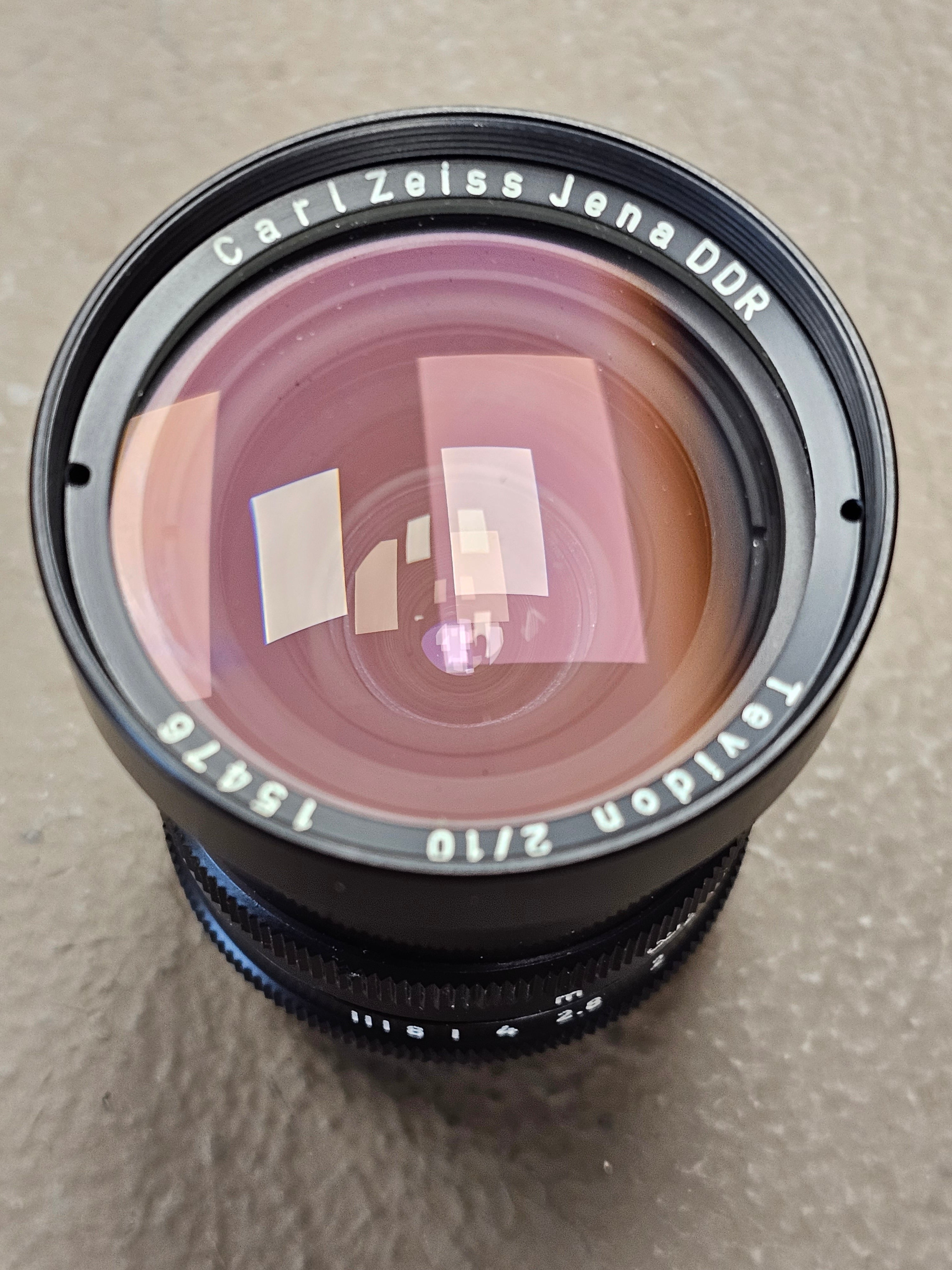 Carl Zeiss Jena DDR Tevidon 10mm F2 C Mount Lens S# 15476 – Du-All