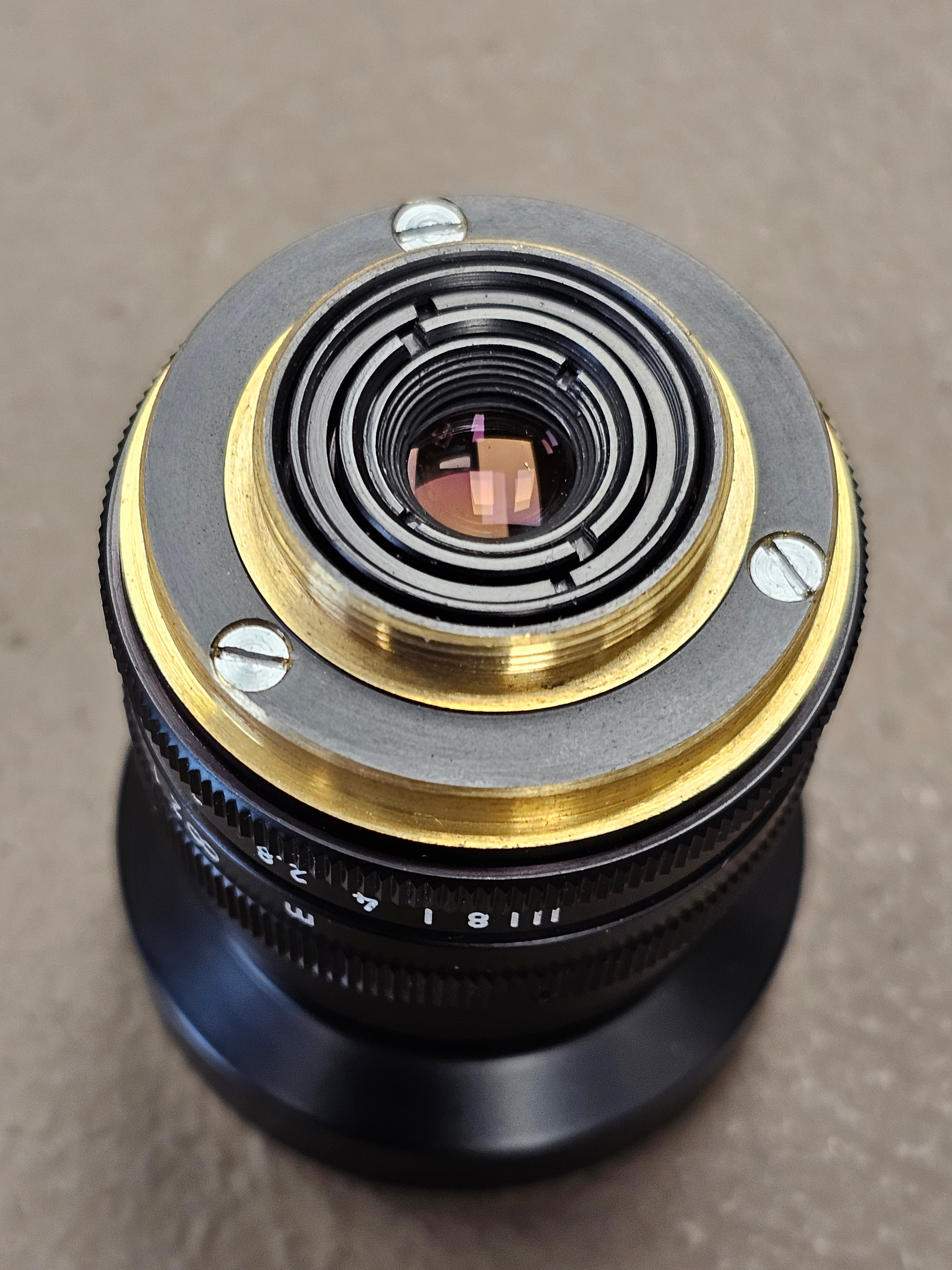 Carl Zeiss Jena DDR Tevidon 10mm F2 C Mount Lens S# 15476 – Du-All