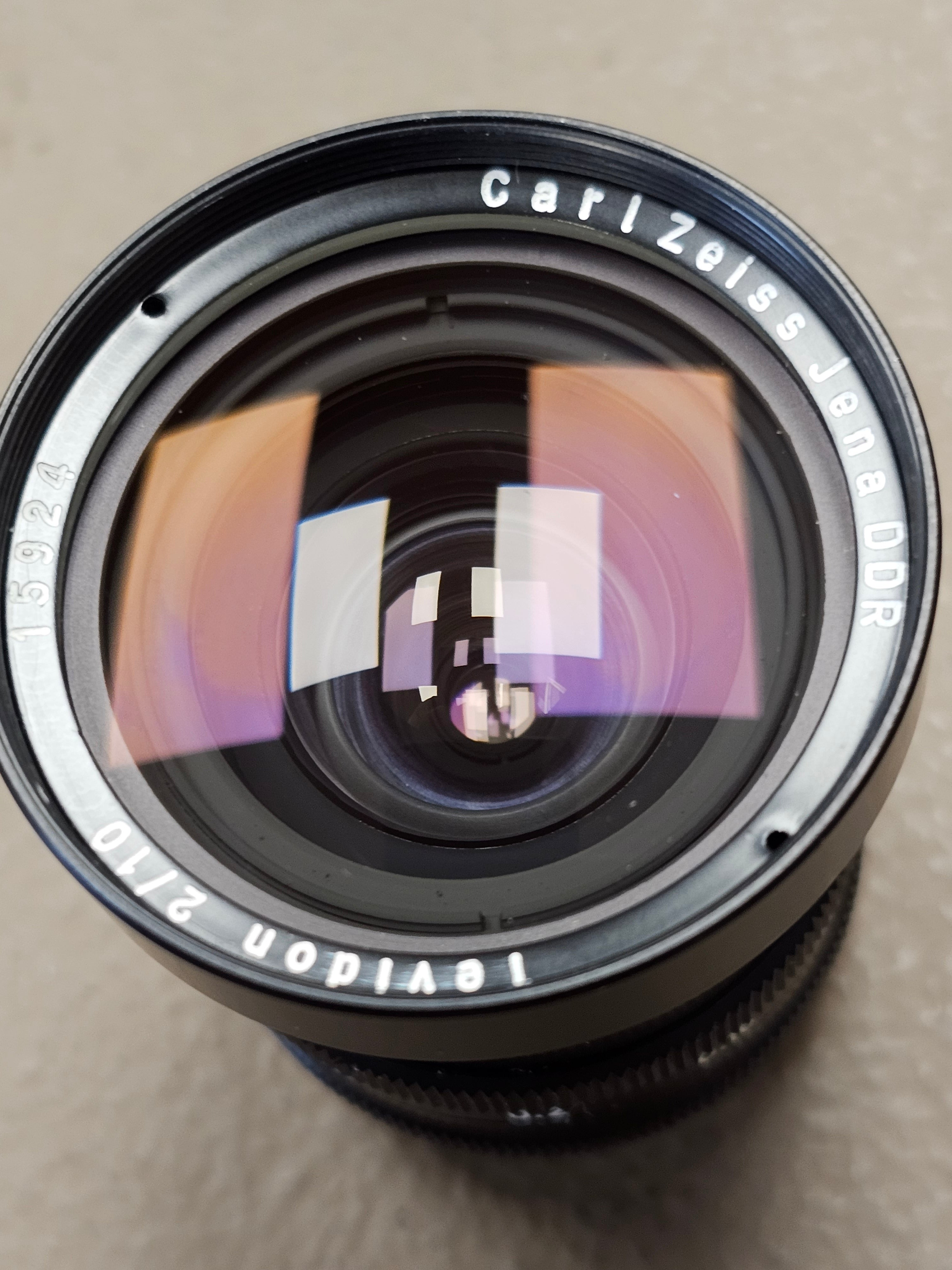Carl Zeiss Jena DDR Tevidon 10mm F2 C-Mount Lens S# 15924 – Du-All