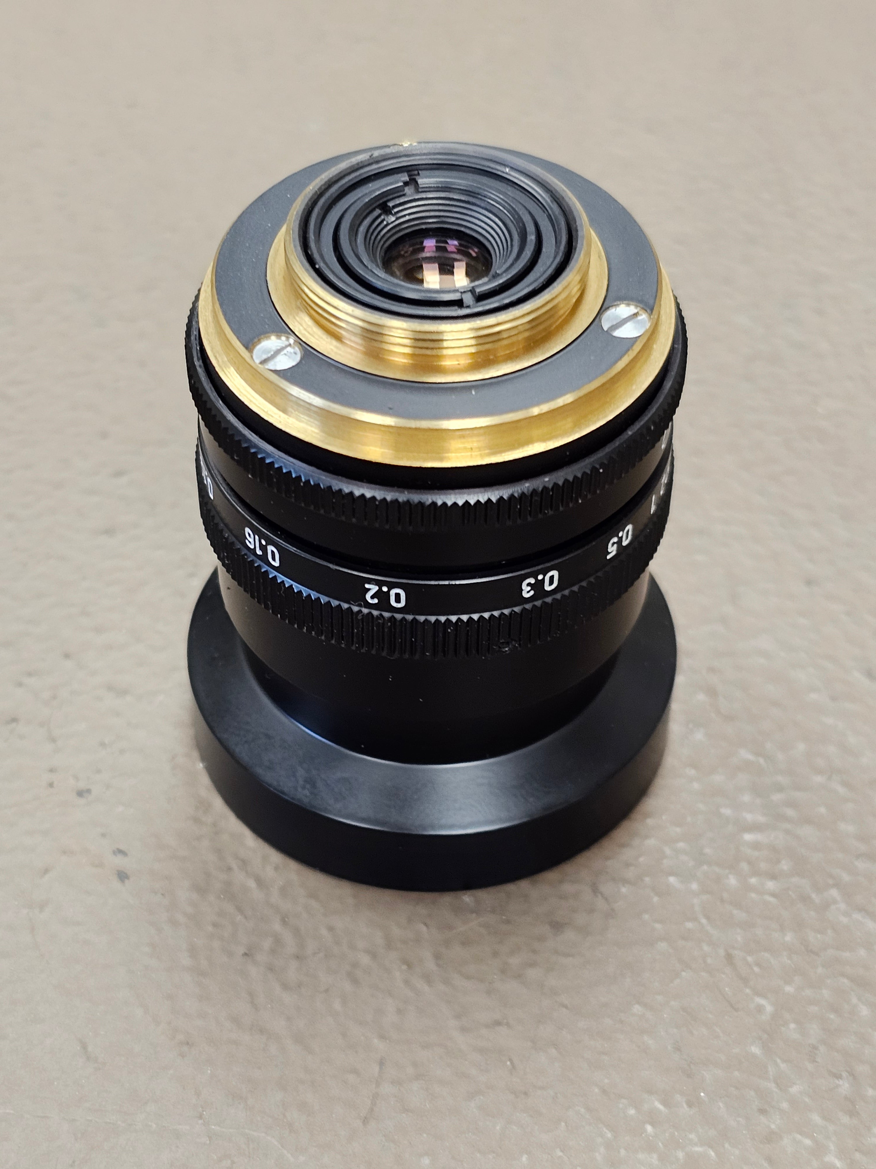 Carl Zeiss Jena DDR Tevidon 10mm F2 C-Mount Lens S# 15924 – Du-All