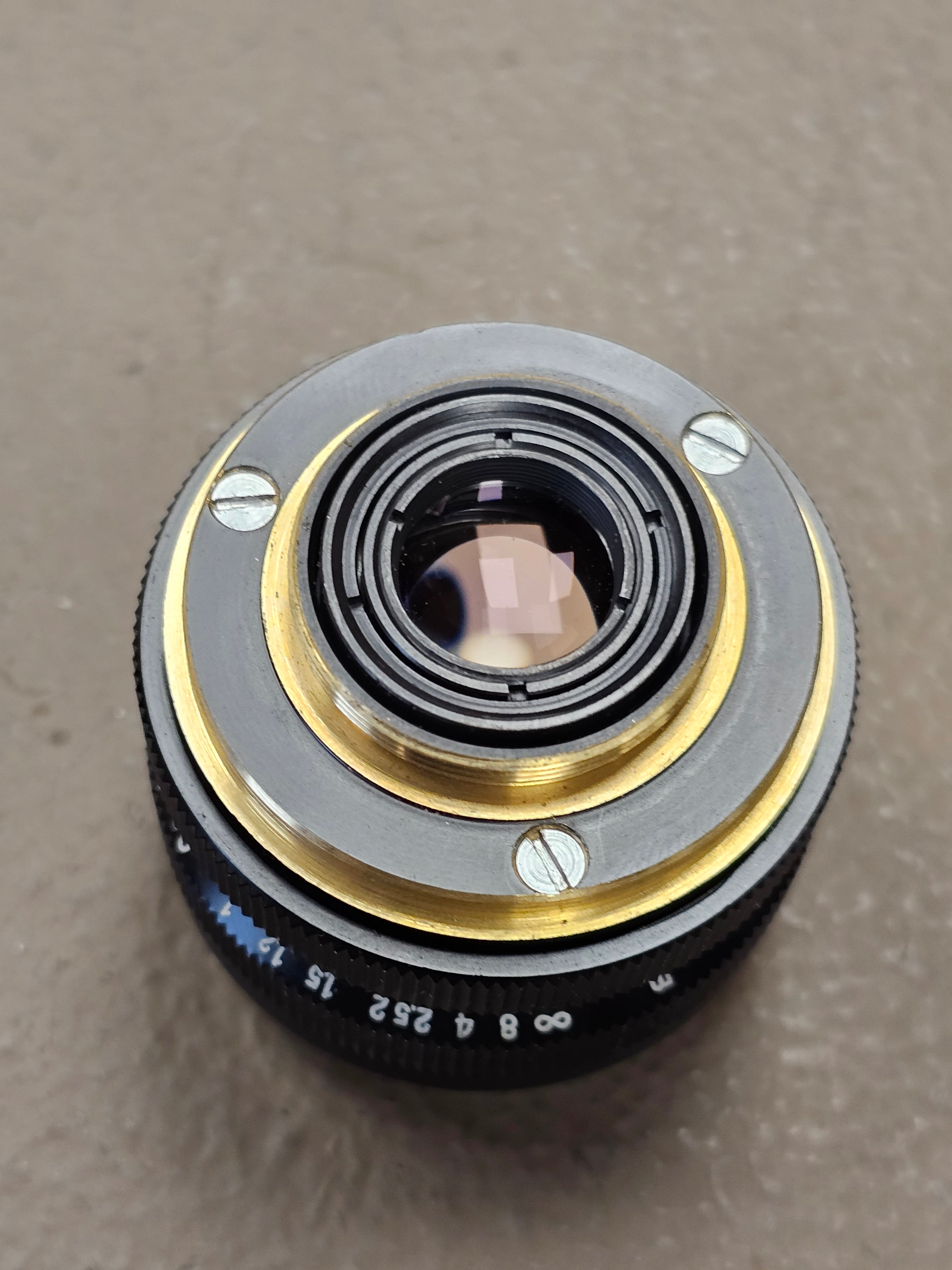 Carl Zeiss Jena DDR Tevidon 25mm f1.4 C-Mount Lens S# 10576128