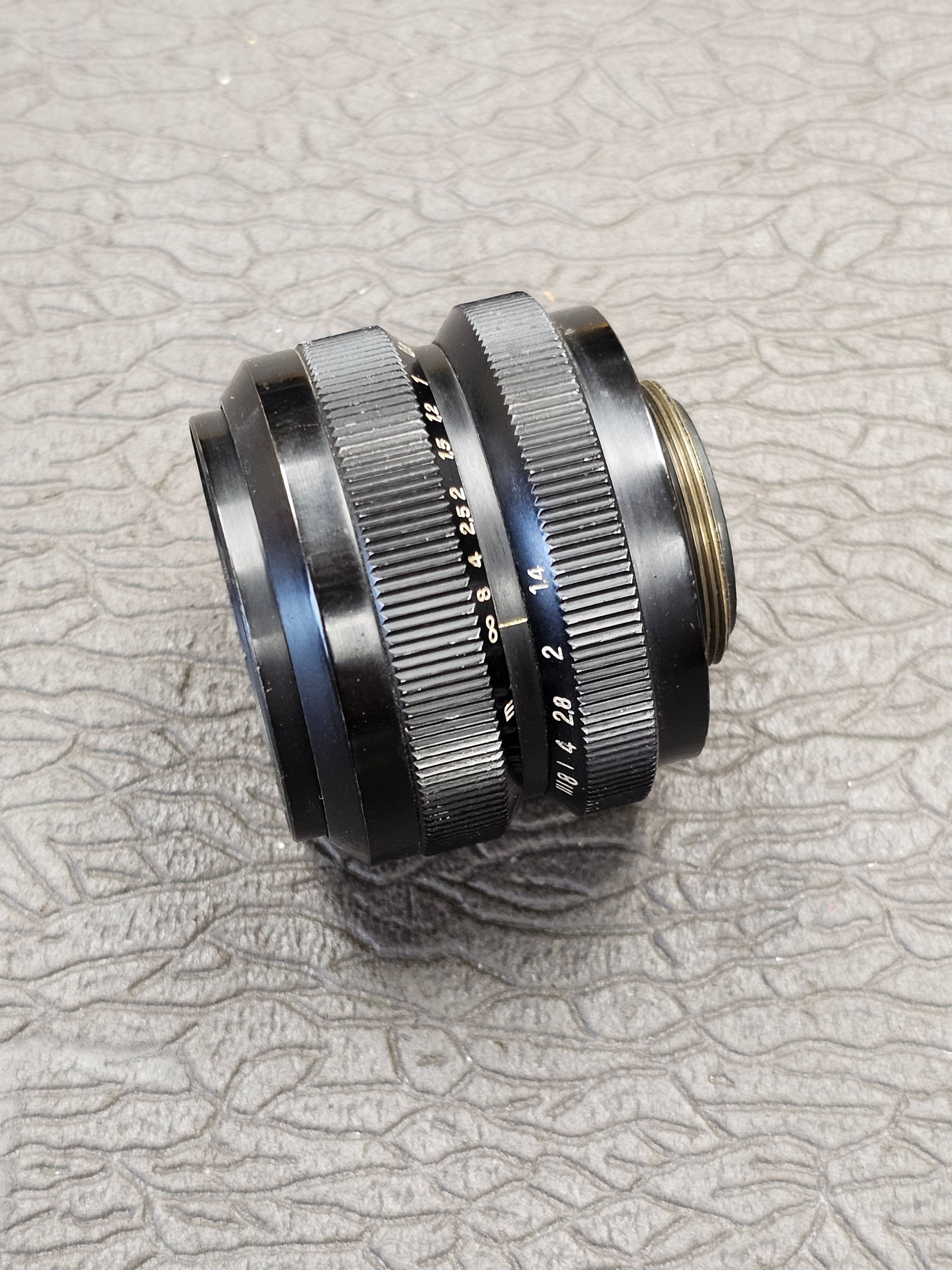 Carl Zeiss Jena DDR Tevidon 25mm f1.4 C-Mount Lens S