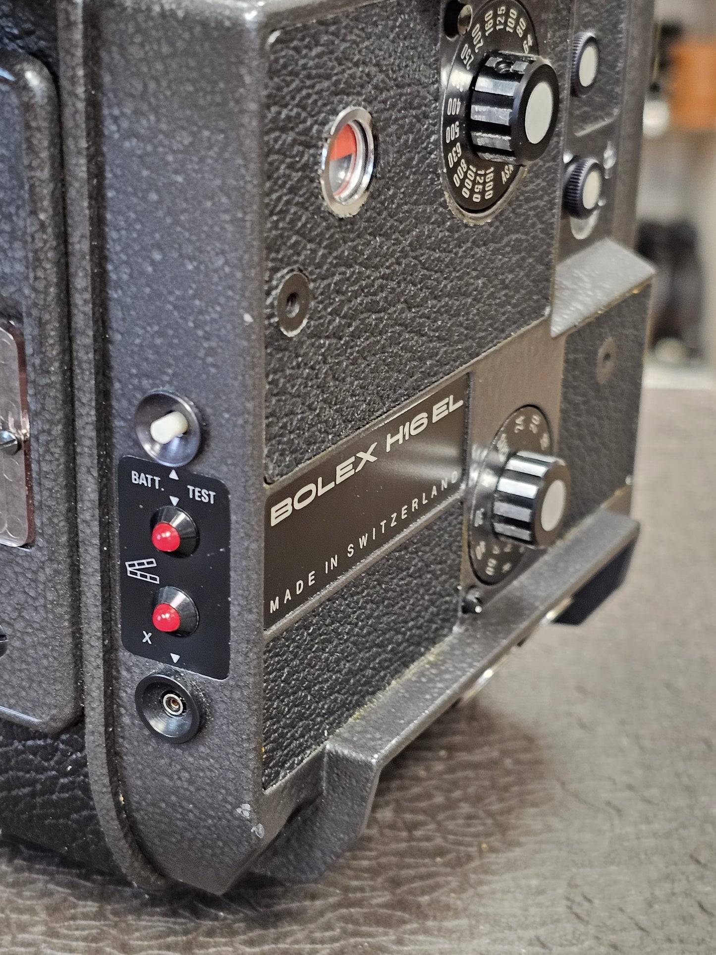 Bolex Super 16 EL Mark III Camera body with 13x Viewfinder S# 313127