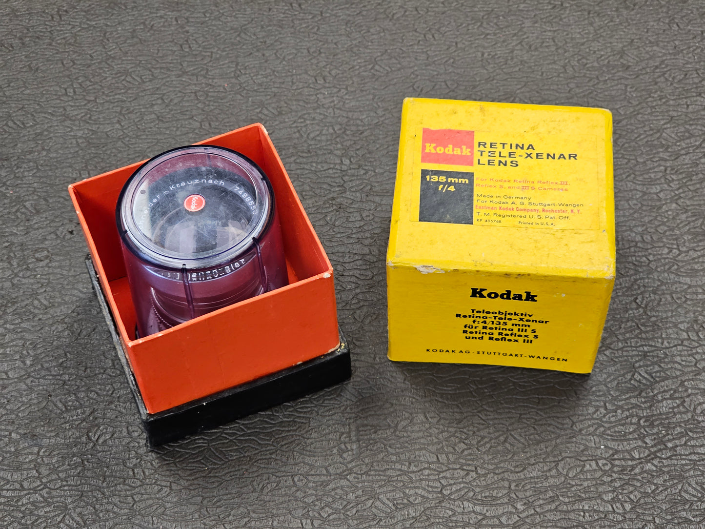 Schneider-Kreuznach Retina-Tele-Xenar 135mm f4 Compur for Kodak Retina Reflex S# 7488550