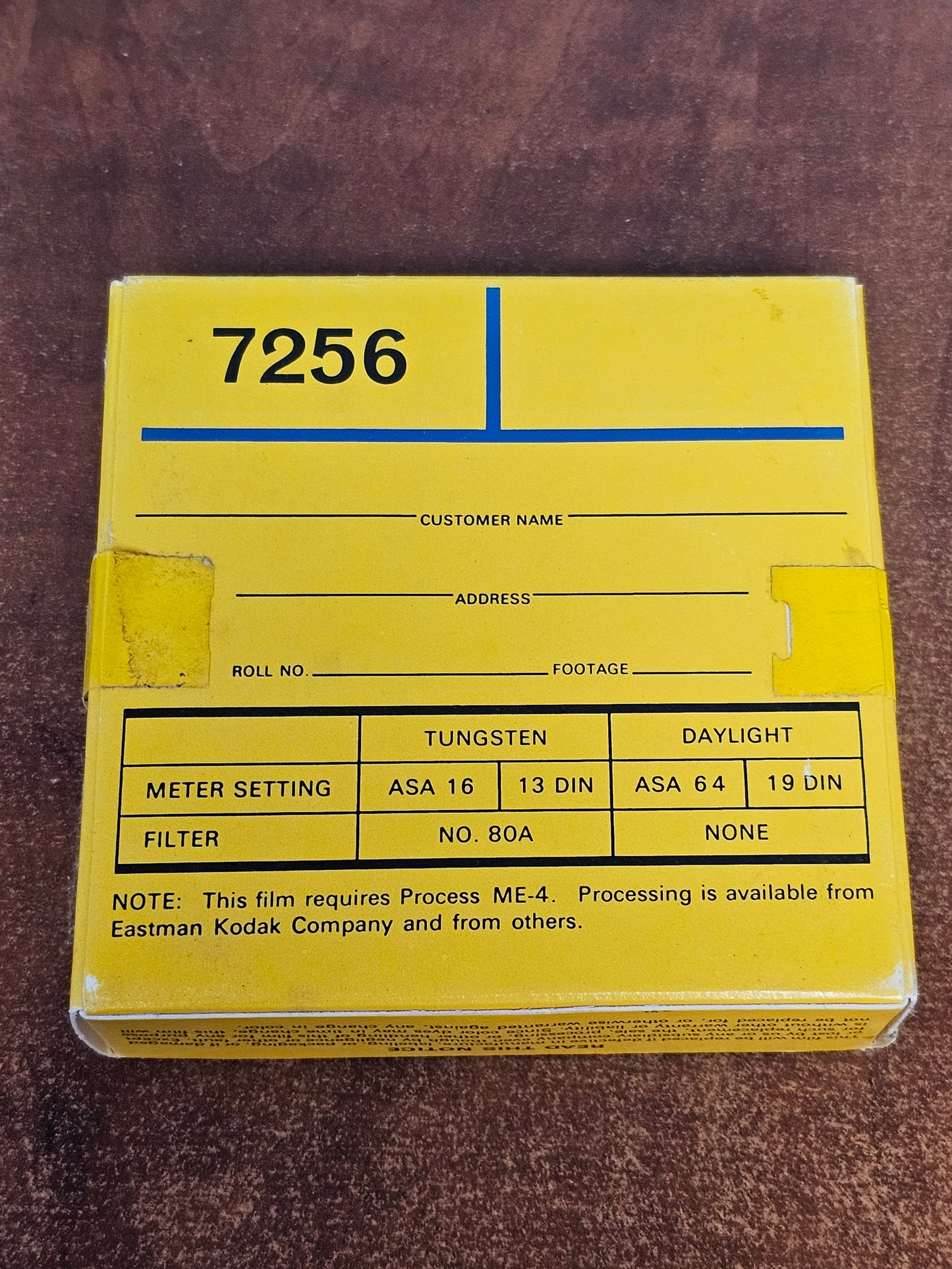 KODAK 7256 Ektachrome MS 16mm 100' Color Reversal Film ( Expired Stock )