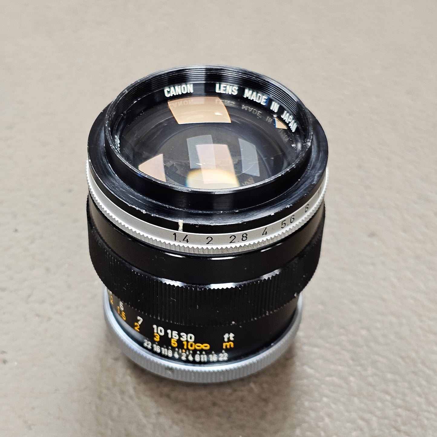 Canon TV-16 50mm T1.4 C-Mount Lens S# 65100