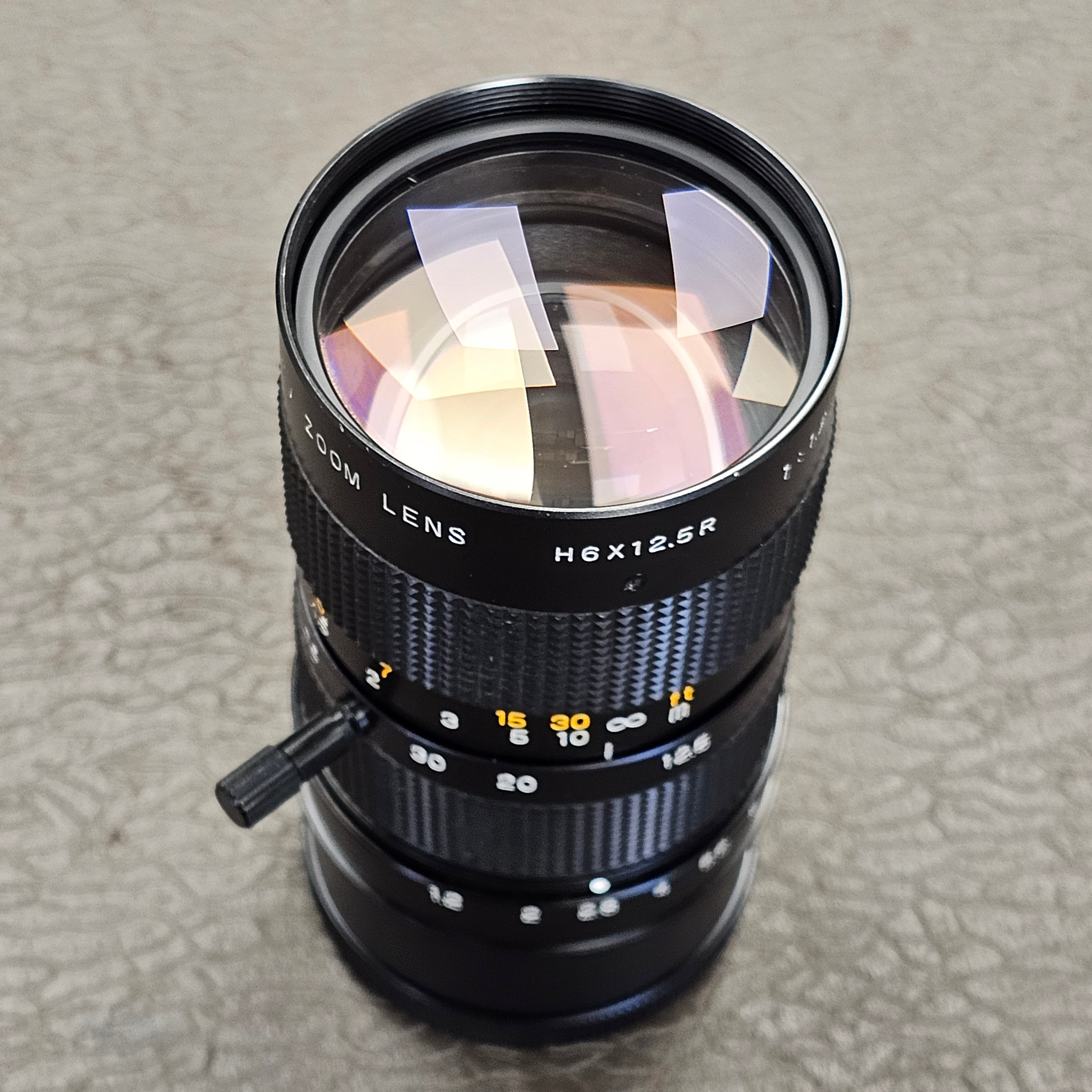 レンズ(ズーム) FUJINON-TV ZOOM 12.5-75mm F1.2 H6X12.5R Fujinon 12.5-75mm T1.2 TV Zoom Lens H6x12.5R C-Mount S