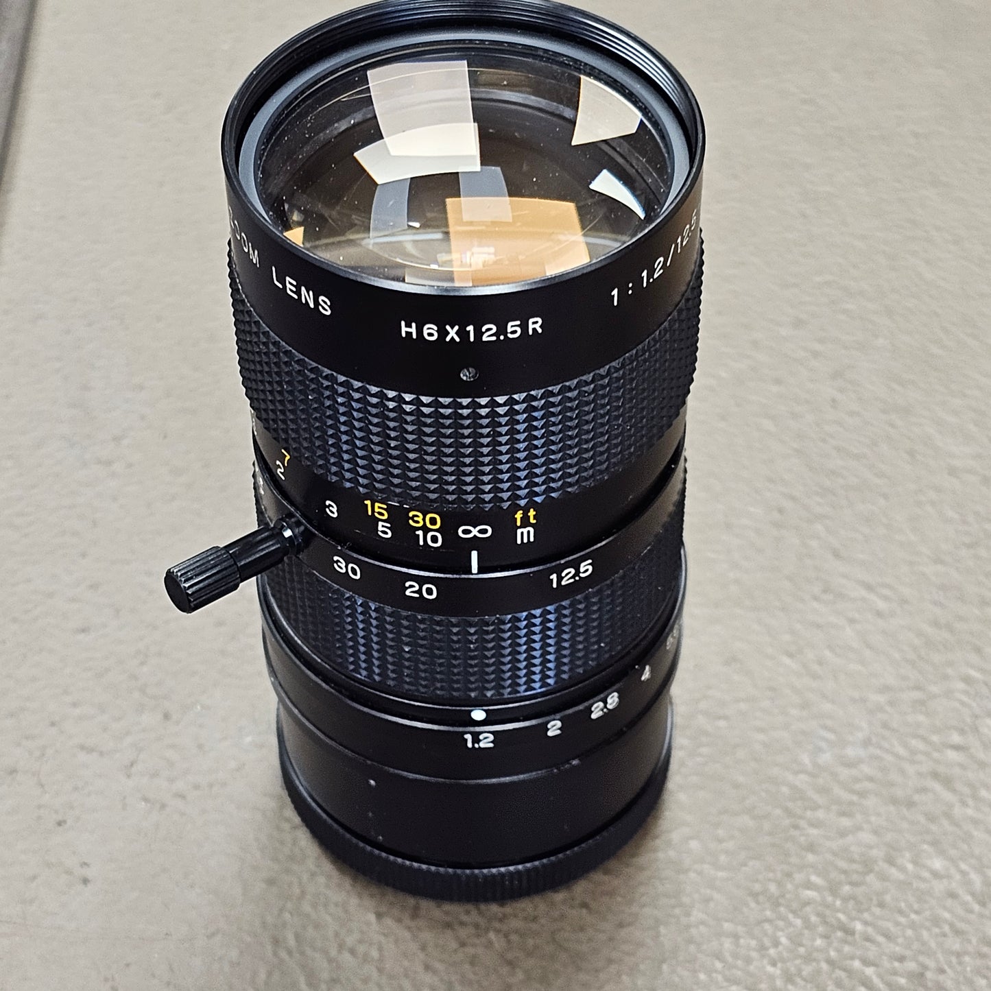 Fujinon 12.5-75mm T1.2 TV Zoom Lens H6x12.5R C-Mount S# 998499