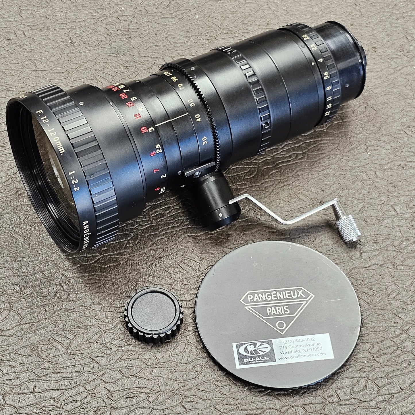 Angenieux 12-120mm f2.2 Type 10 x 12B Arri Standard Mount Zoom lens S# 1118169