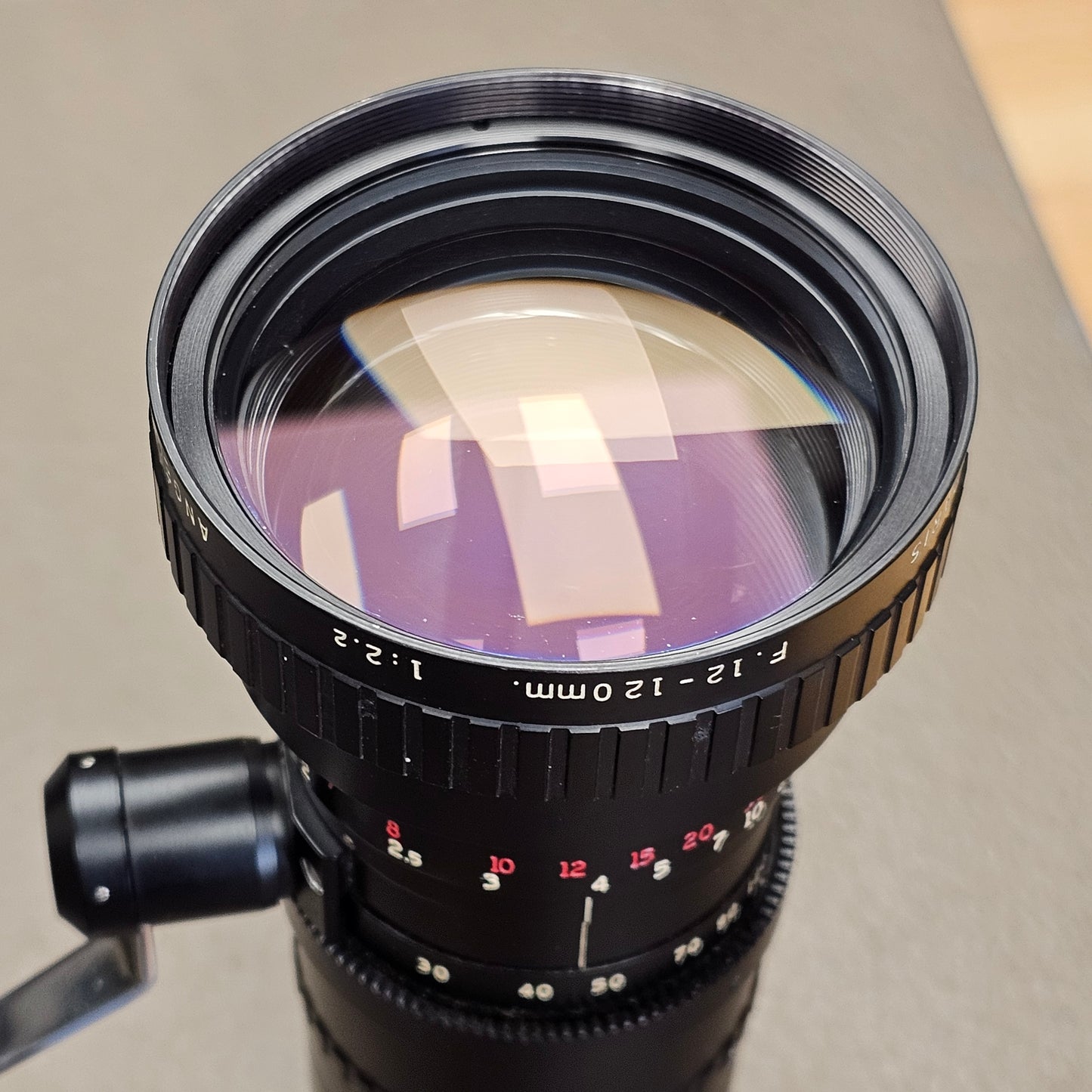 Angenieux 12-120mm f2.2 Type 10 x 12B Arri Standard Mount Zoom lens S# 1118169