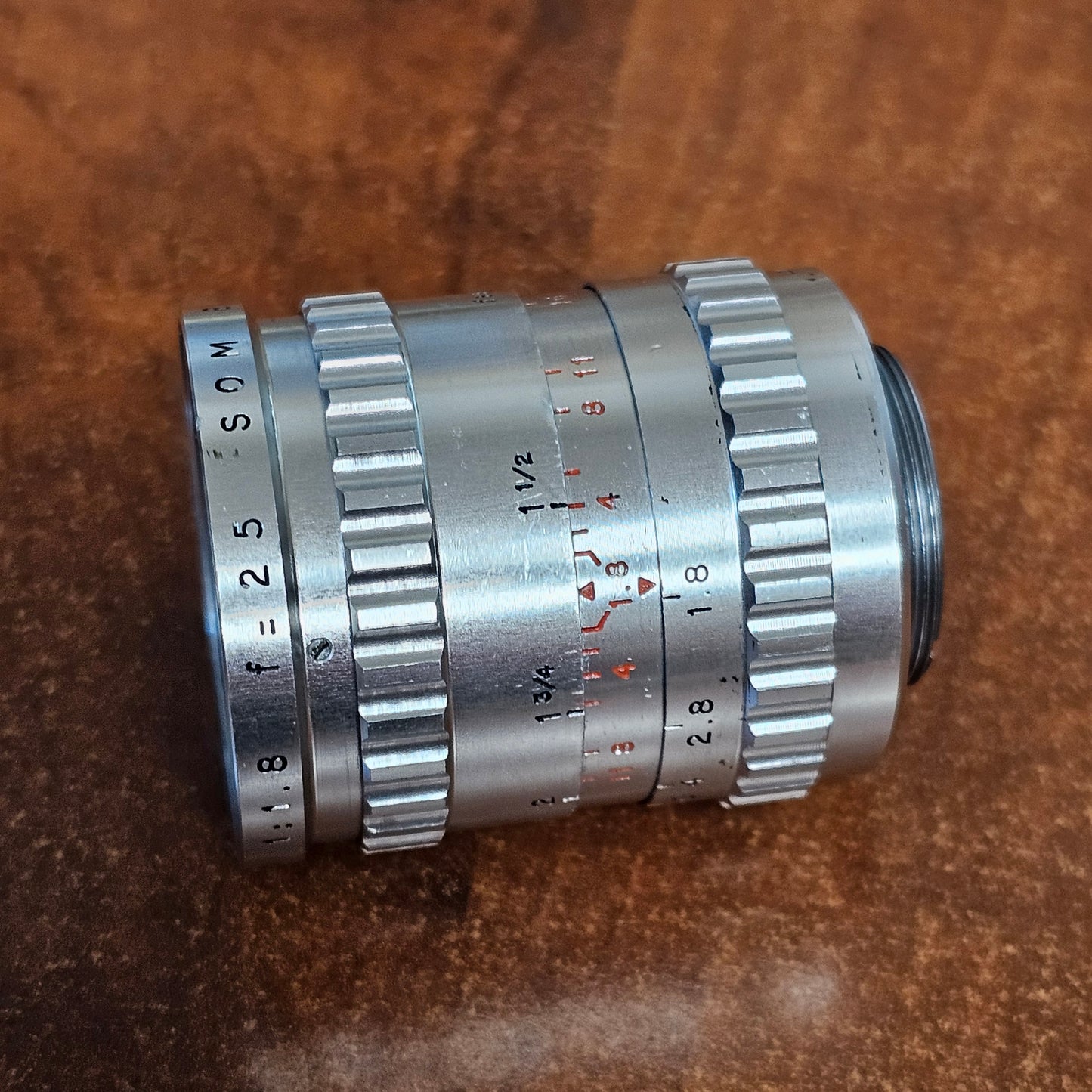Som Berthiot Cinor P 25mm f/1.8 C-Mount Lens S# T42954