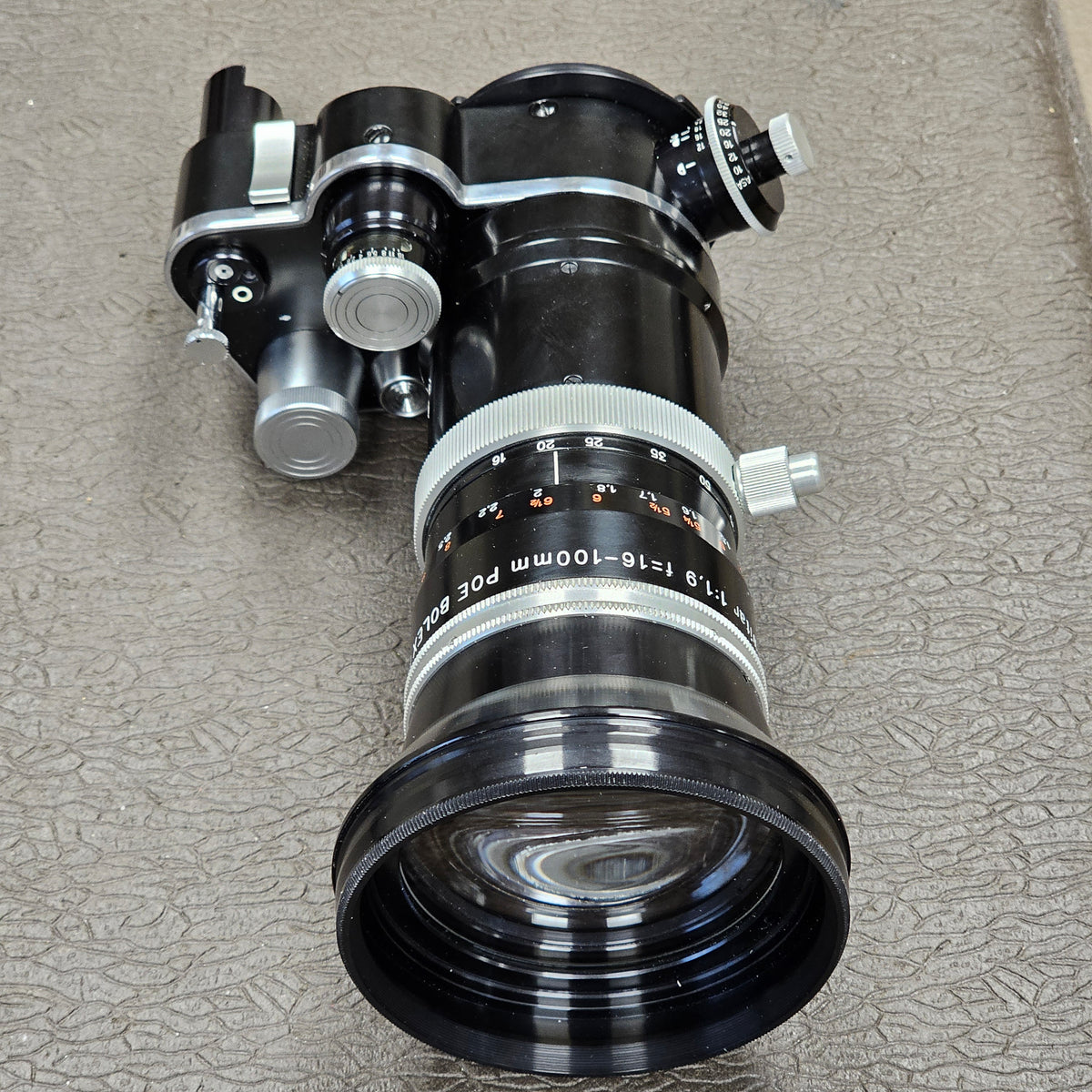 Kern Vario-Switar 16-100mm POE f1.9 H16 RX Zoom Lens in Bolex Bayonet Mount S# 1129688