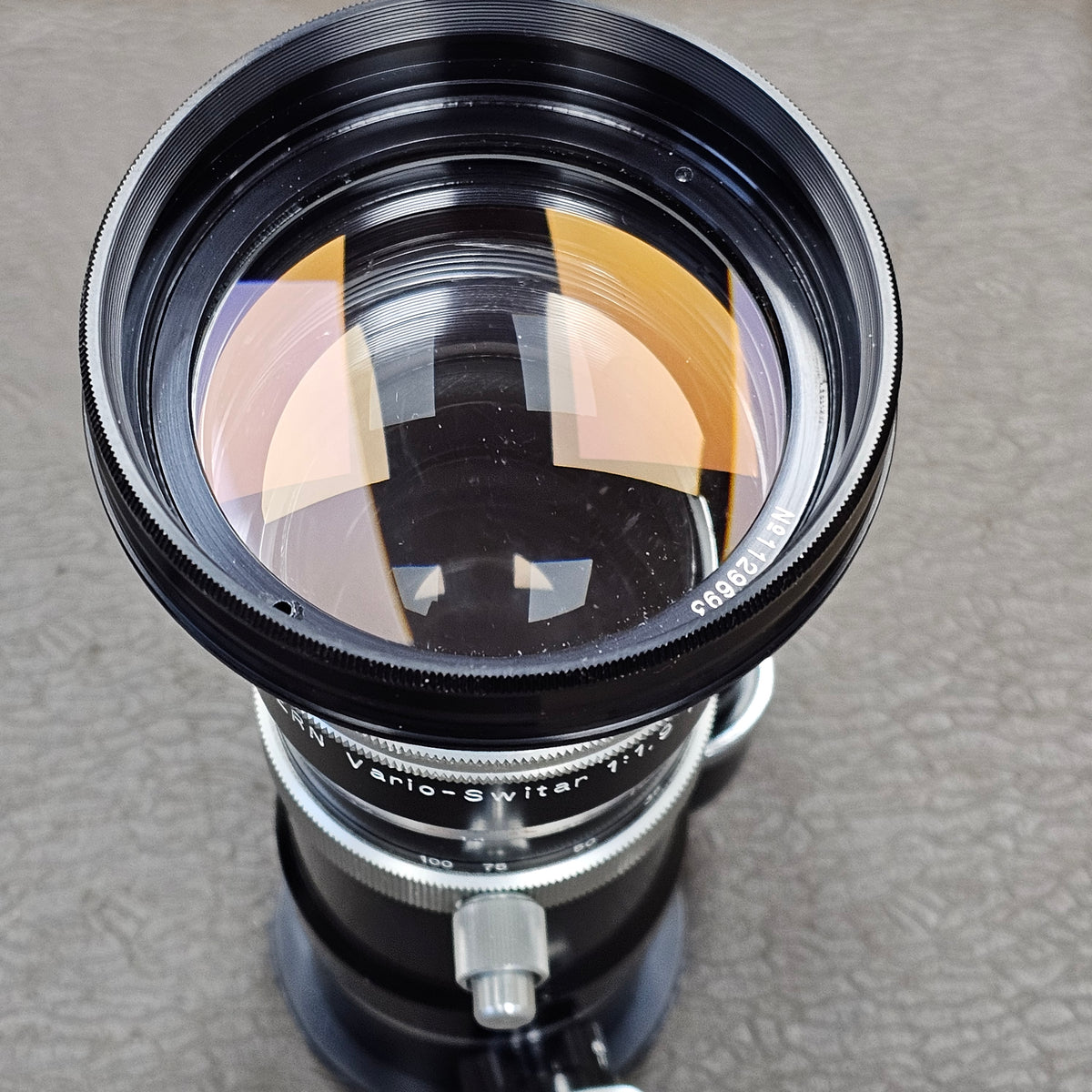Kern Vario-Switar 16-100mm POE f1.9 H16 RX Zoom Lens in Bolex Bayonet Mount S# 1129688