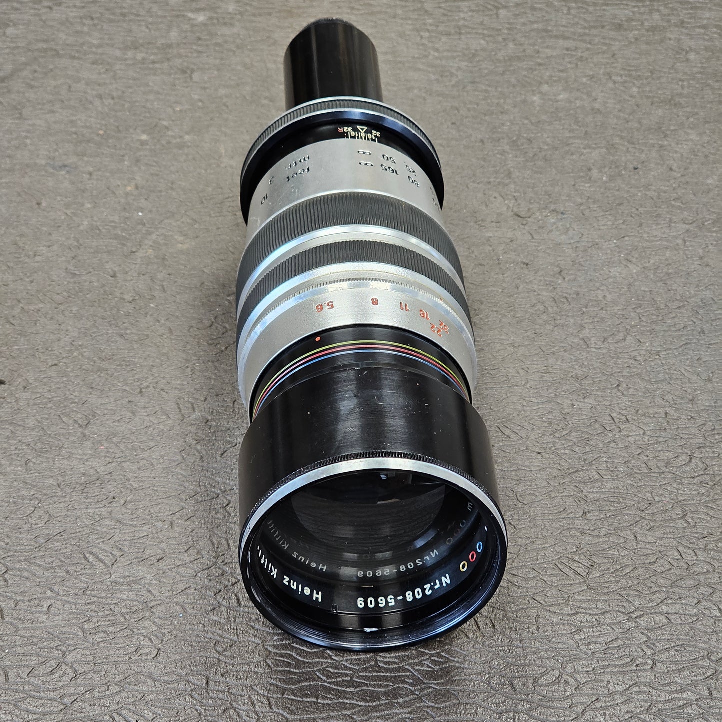 Heinz Kilfitt Munchen Tele-Kilar 300mm f5.6 C-Mount Lens S# Nr.208-5609
