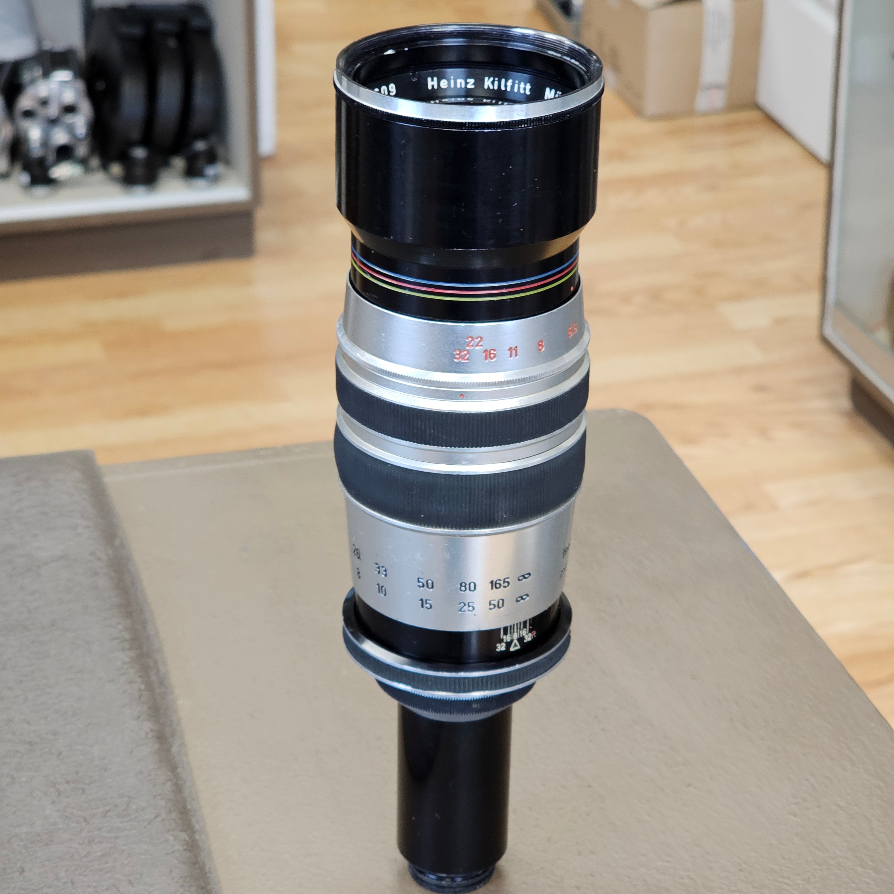 Heinz Kilfitt Munchen Tele-Kilar 300mm f5.6 C-Mount Lens S