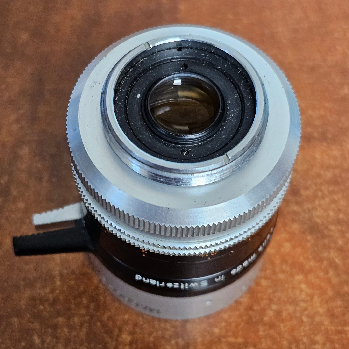 Switar Macro Preset 36mm f1.4 H8 RX C-Mount Lens S# 877442