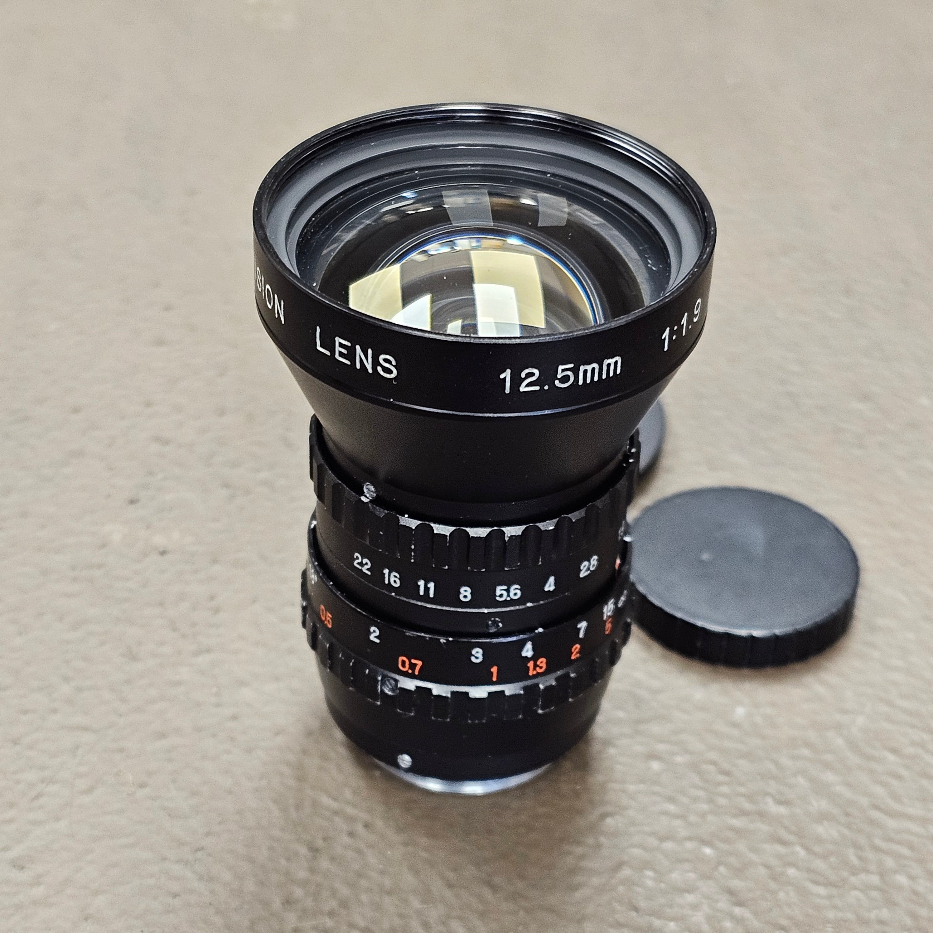 Cマウント COSMICAR 12.5㎜ F1.9 ブラック Cosmicar Television 12.5mm f1.9 C-Mount Lens (Black) S
